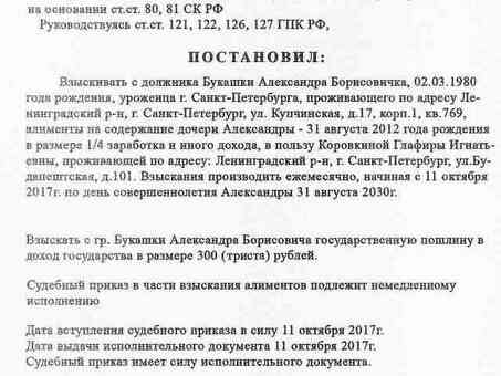 Процедура получения судебного приказа о взыскании долга