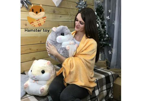 Мягкие игрушки с пледом HamsterToy