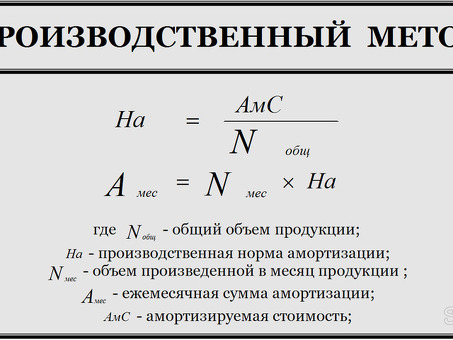 Как рассчитать амортизационные отчисления