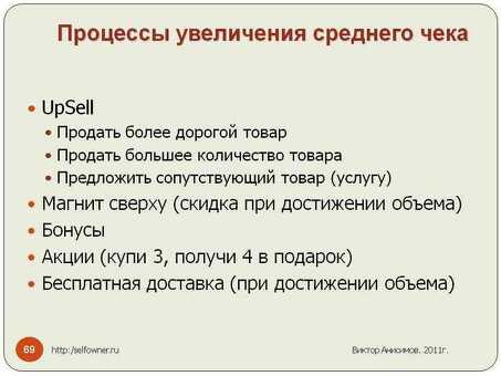 Повышение средней стоимости контроля: пять проверенных стратегий для увеличения дохода