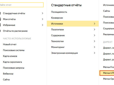 Понимание параметров UTM в yandex.metrica