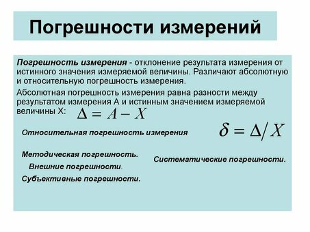 Абсолютные погрешности измерений: понимание и минимизация