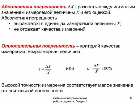 Отрицательная абсолютная погрешность: миф или реальность?