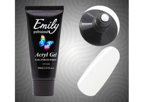 Полигель Emily Acryl Gel, белый цвет, 60мл