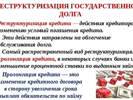 Что такое реструктуризация долга? | Услуги по реструктуризации долга