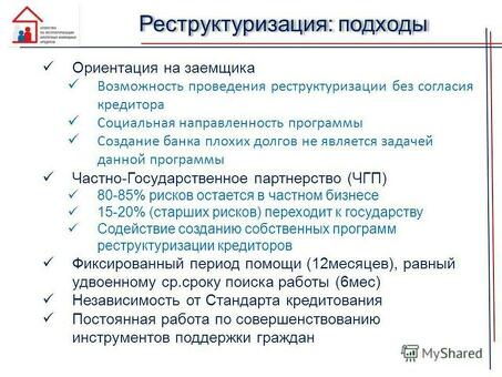 Реструктуризация и рефинансирование кредита: все, что нужно знать