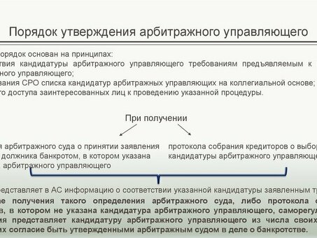 Специализированные арбитражные управляющие в делах о банкротстве юридических лиц