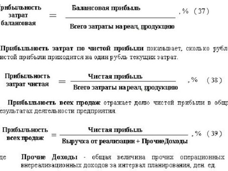 Определение рентабельности продаж продукции: комплексное руководство