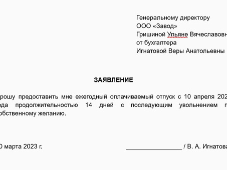 Как написать образец заявления о самофинансировании