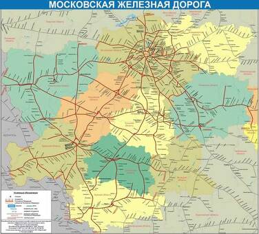 Железнодорожная карта России: изучите обширную и сложную железнодорожную сеть России