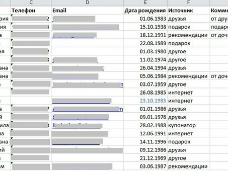 Развивайте свой бизнес с помощью Excel: база данных клиентов на основе Excel