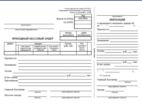 Скачать бесплатные образцы шаблонов кассовых чеков