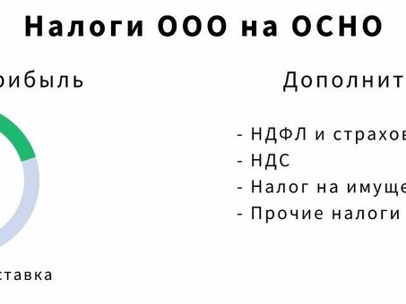 Важные налоги для ООО: все, что нужно знать