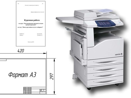 Высококачественная печать формата А3 | Быстрая и доступная печать