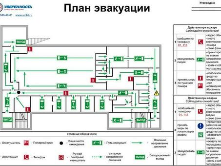 Образец плана пожарной эвакуации: обеспечение безопасности с помощью эффективной стратегии пожарной эвакуации