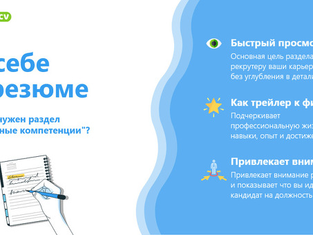 Совет эксперта по составлению резюме: Что следует указать в резюме о себе?