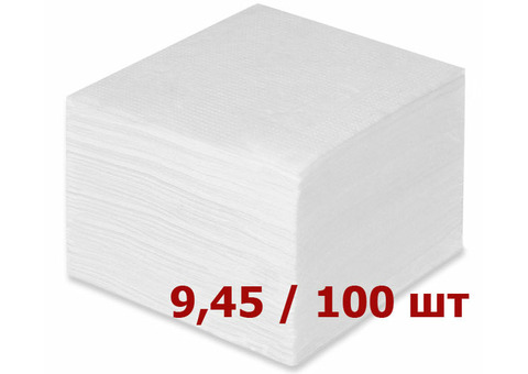 Бумажные салфетки по 9,45 руб. за 100 шт