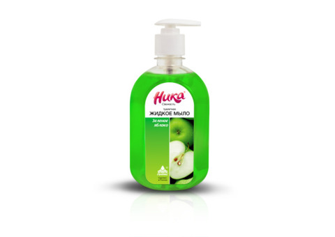 Жидкое мыло «НИКА-СВЕЖЕСТЬ» Зеленое яблоко