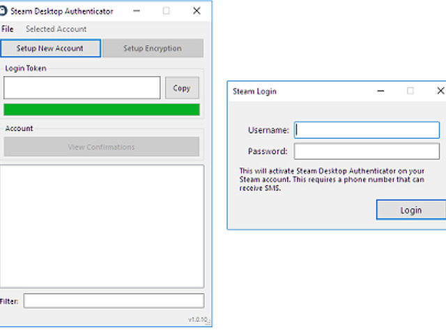 Desktop authenticator