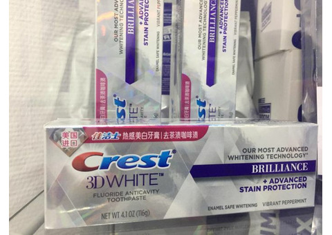 Домашнее отбеливание зубов: Зубная паста Crest 3D White Brilliance