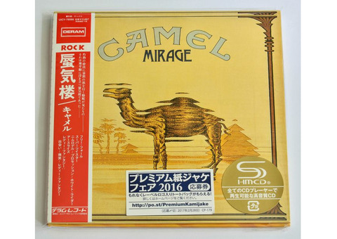 Camel / Mirage Japan Mini LP SHM-CD Limited Release Out Of Print Rare