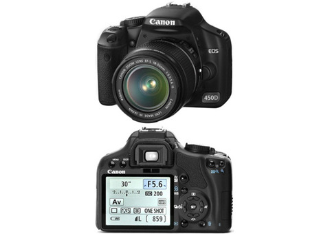 Продаю Canon 450D kit 18-55.