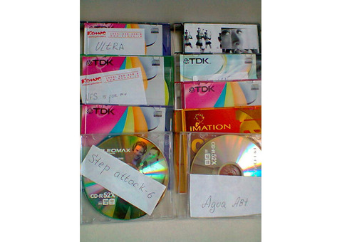 Фитнес Agua музыка клубная музыка 55 CD дисков