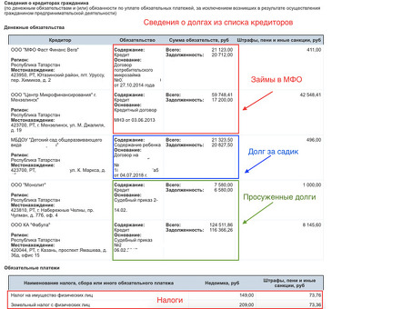 Оформление банкротства физического лица - документы, цена, услуги | Надежная помощь