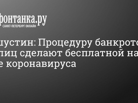 Процедура банкротства физического лица Мишустина: все о процессе и его особенностях