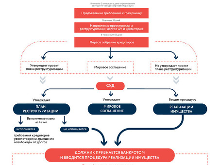 Как пройти процедуру банкротства физического лица: пошаговая инструкция 2019 и последствия