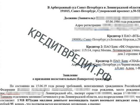 Как оформить банкротство физического лица самостоятельно - подробная инструкция и советы