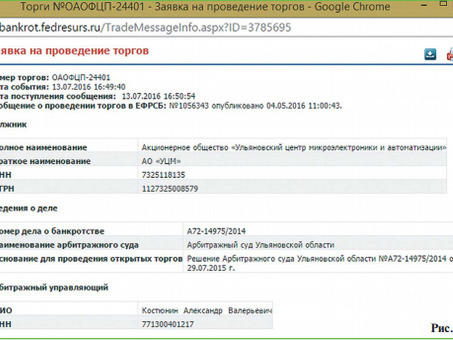 Торги по банкротству физических лиц на федеральном уровне – уникальная возможность для получения выгодных инвестиций