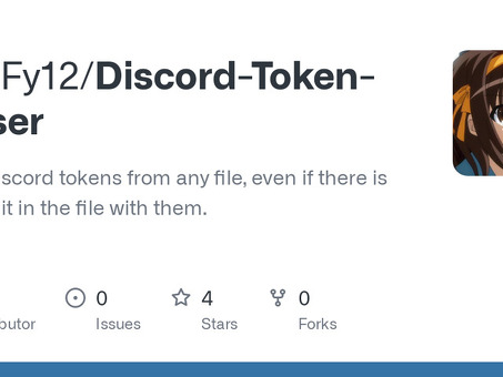 Discord Parser - удобное извлечение информации из Discord