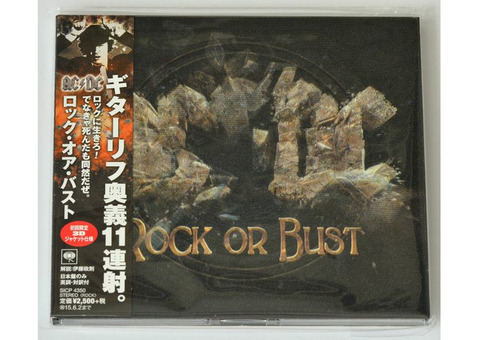 AC/DC / Rock Or Bust Japan CD 3D Jacket Digipak