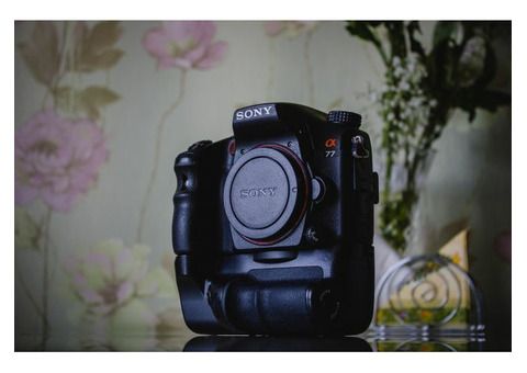 Sony SLT-A77 с бат блоком VG-C77AM