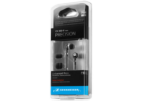 Наушники sennheiser CX 300II Precision black