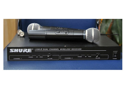 Беспроводная микрофонная система shure LX-88 II