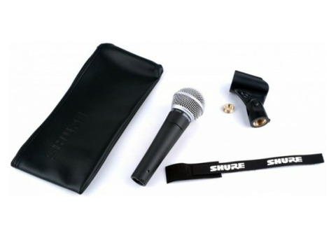 Вокальный динамический кардиоидный микрофон SHURE SM58-LCE