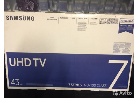 Продам телевизор Samsung UE43NU7170U