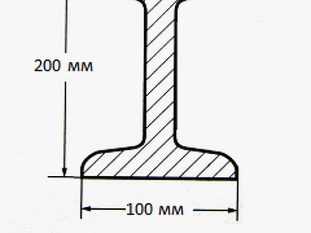 Чертеж двутавр 20