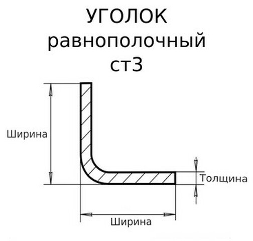 Вес уголка 100х100х6