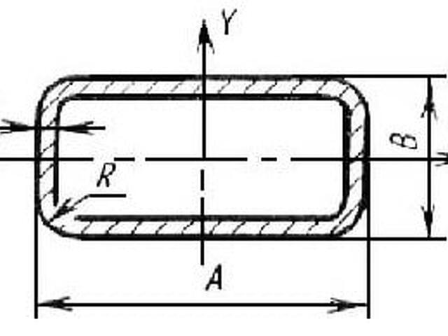 Труба 30х30х2 чертеж
