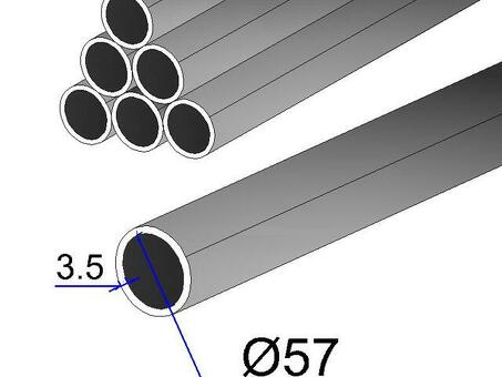 Труба металлическая 57х3.5 - купить металл и металлопрокат по выгодной цене