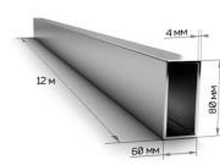 Труба металлическая 60х60х4: купить металлопрокат по выгодной цене