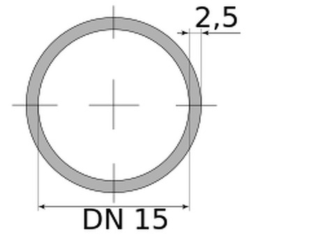 Металл и металлопрокат: труба ВГП ду 15, размеры