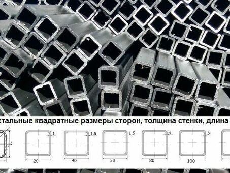 Купить металлопрокат труба квадратная 30х30 ГОСТ