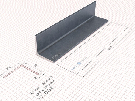 Металл и металлопрокат: удельный вес уголка 100х100х8