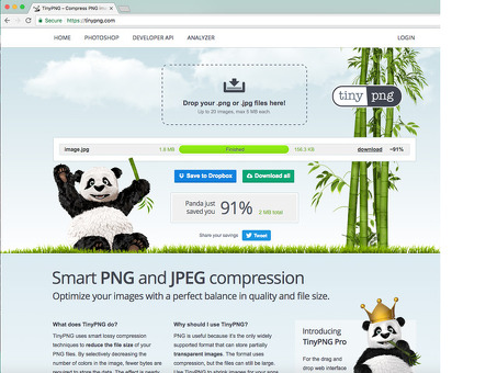 Panda Photo Compression Service - оптимизация и уменьшение размера изображений