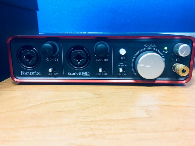 Звуковая карта 2i2 focusrite