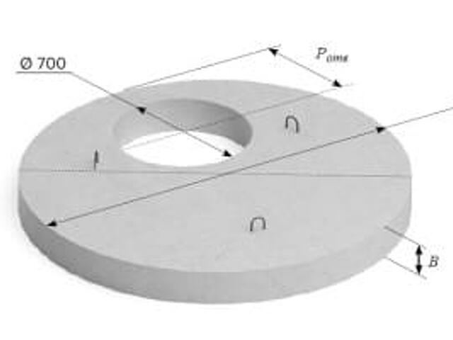 Чертеж крышки колодца